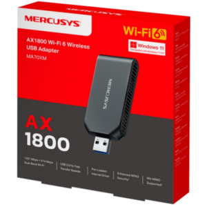 AX1800 Wi-Fi 6 USB Adapter SPEED