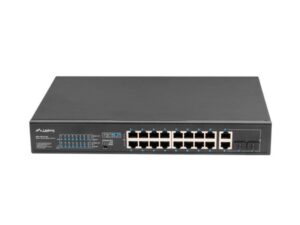 Switch  16x 100 Mb PoE+ / 2x 1 Gb / 1x SFP