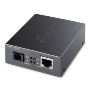 Omada 10/100 Mbps RJ45 to 100 Mbps Single-mode SC WDM Bi-Directional Fiber Converter With 1-Port PoE PORT
