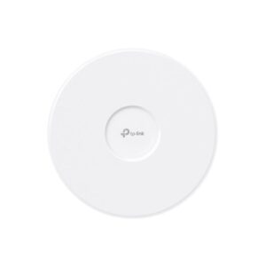 Omada  BE3600 Ceiling Mount Tri-Band Wi-Fi 7 Access Point PORT: 1×2.5G RJ45 Port SPEED:688 Mbps at  2.4 GHz + 2882 Mbps at 5 GHz FEATURE: 802.3 at POE + and 12V DC (Power Adapter is not included), 4 ×Internal Antennas, MU-MIMO, Seamless Roaming, Band Steering, Beamforming, Load Balance, Airtime