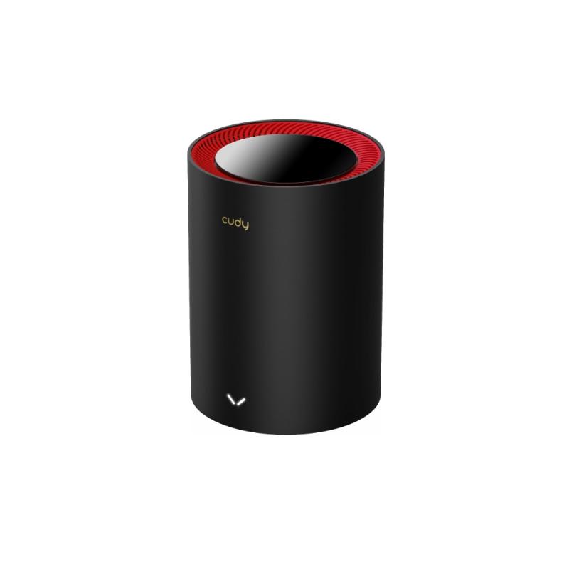 CUDY AX3000 Wi-Fi 6 Mesh 2.5G Solution 1-Pack, Dual-Band, Chipset MT7981BA+MT7976CN+RTL8221B, 802.11ax/ac/a/b/g/n, 2402Mbps at 5GHz + 574Mbps at 2.4GHz, 2.5G WAN+GE LAN, 5 internal antennas, MU-MIMO, DDNS, Zerotier/Wireguard/OpenVPN/IPSec/L2TP/PPTP VPN, DNS over Cloudflare/Google/Quad9, IPv6