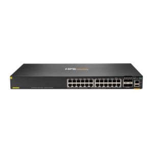 Alternative view of HPE Aruba Networking CX 6200F 24G Class4 PoE 4SFP+ 370W Switch