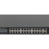 Switch  24x 100 Mb PoE+ / 2x combo, rack 19", Gigabit Ethernet, 250W