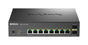 Switch D-Link DMS-1250-10SPL, 8 porturi Gigabit, 2 porturi SFP+, Protocol 802.3bt+802.3af/at, rackabil