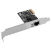 Placă adaptor rețea PCI-Express  RJ45  PCI-E x1, 1x RJ45 1Gb, RTL8111C, low-profile