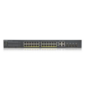 Alternative view of ZYXEL GS192024HPV2 24-PORT GBE POESWITCH