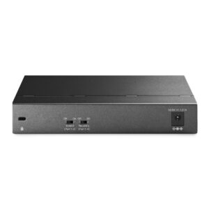 Alternative view of "6-Port Gigabit Desktop Switch with 3-Port PoE+ and 1-Port PoE++ PORT: 1× Gigabit PoE++ Port, 3× Gigabit PoE+ Ports, 2x Gigabit Non-PoE Ports SPEC: 802.3af/at/bt type3, 64 W PoE Power,  Desktop Steel Case FEATURE: Extend Mode for 250m PoE Transmitting for Port1-2, PoE Auto Recovery for Port1-4, Plug