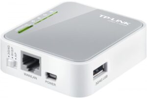 Alternative view of Router Wireless TP-Link TL-MR3020, WI-FI, Single-Band