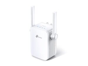 Alternative view of TP-link AC1200 Wi-Fi Range Extender, RE305, 2* external antenna, IEEE802.11ac, IEEE 802.11n, IEEE 802.11g, IEEE 802.11a, IEEE 802.11b, 1 * 10/100M Ethernet Port (RJ45), WPS Button, Reset Button, 2.4GHz & 5GHz (11ac)