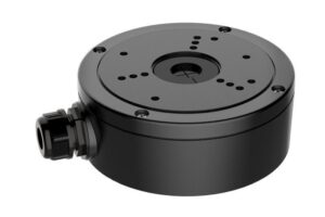 Hikvision Junction box DS-1280ZJ-S/BK ideala pentru montarea camerelor dome/bullet si protejarea cablurilor de legaturi. Confectionata din metal si poate sustine pana la 4.5 kg