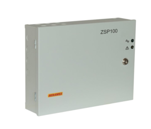 Sursa de alimentare pentru sisteme de detectie incendiu 24V/4A in cutie metalica Merawex ZSP100-4A-07