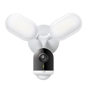 Cameră de supraveghere cu proiectoare TP-LINK TAPO C720, senzor imagine Starlight CMOS cu scanare progresivă 1/3, Apertură: F2.1, 2× proiectoare (Temperatură culoare: 5000K, luminiozitate: 2800 de lumeni), rezolutie maxima 2560 × 1440 px, frame rate 15 fps