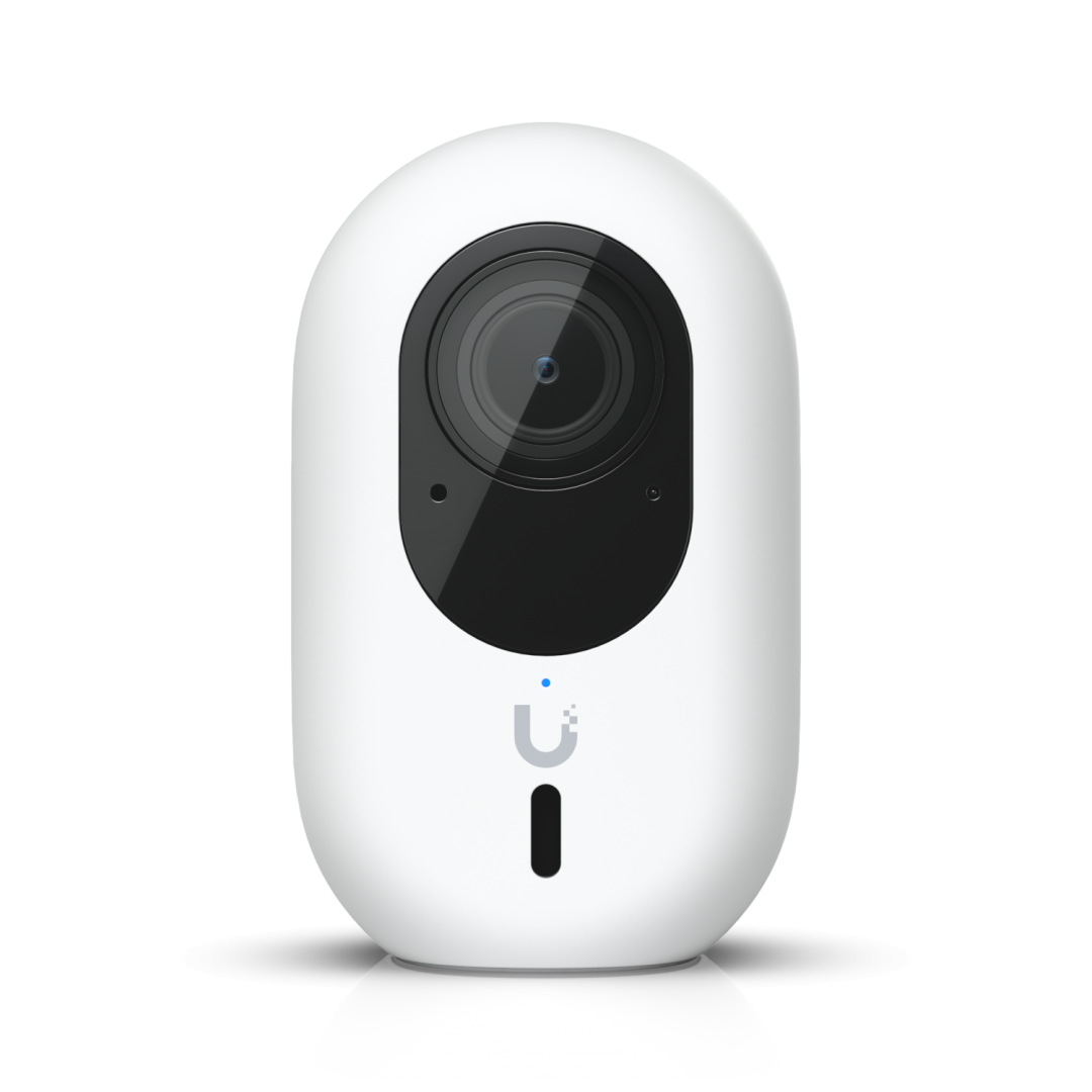 UBIQUITI 5MP G4 INSTANT CAMERA UVC-G4-INS, Dimensiuni: 81.6 x 50 x 47.2 mm, rezistenta la apa: IPX5, Senzor: 5MP CMOS, Lentila: EFL 2.8 mm, ƒ/1.6, Unghi vizualizare: H: 102.4°, V: 54.9°, D: 120.6°, IR, Rezolutie: 4MP 2688 x 1512 (16:9), 30 FPS, 802.11 a/b/g/n/ac WiFi, Bluetooth, Suport perete