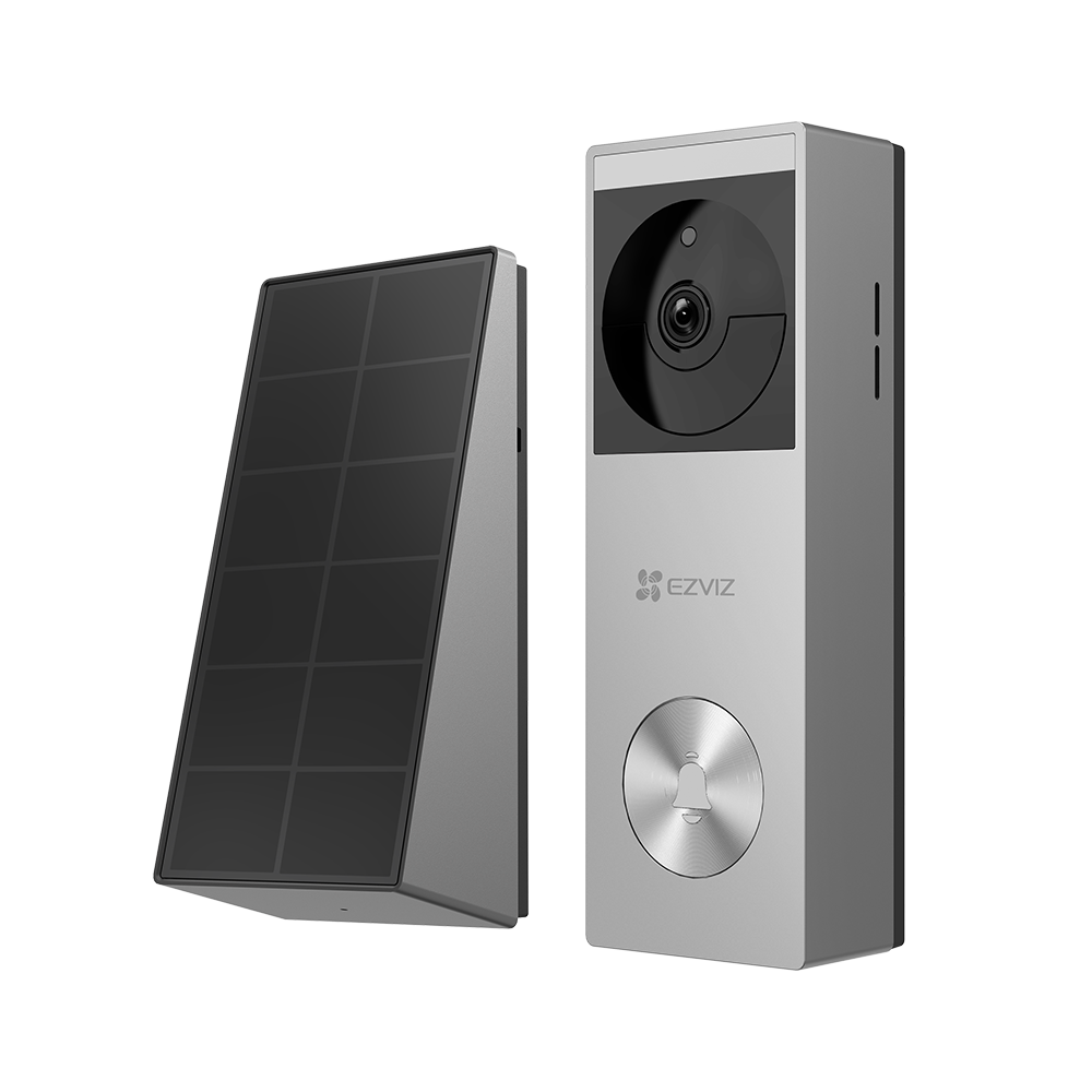 Sonerie smart 2K Ezviz HP3 PRO, lentila fixa: 2.3mm, senzor: 1/2.8" Progressive Scan CMOS, H.265 / H.264, sensing distance: Max. 5 m, microfn si difuzor incorporat, alarma la evenimente: AI-powered human shape detection, wi-fi: IEEE802.11b, 802.11g, 802.11n, frecventa 2.4 GHz ~ 2.4835 GHz, Built-in