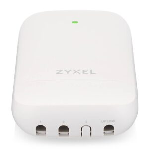 Alternative view of Zyxel PoE12-3PD, 4 x 1Gb port PoE extender. 45W PoE budget, IP55 rated (outdoor)