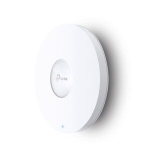 Alternative view of "AX3000 Ceiling Mount Dual-Band Wi-Fi 6 Access Point PORT:1× Gigabit RJ45 Port SPEED:574Mbps at  2.4 GHz + 2402 Mbps at 5 GHz FEATURE: 802.3at POE and 12V DC (Power Adapter is not included), 2×Internal Antennas, 160MHz  Supported, MU-MIMO, Seamless Roaming, Band Steering, Beamforming, Load Balance