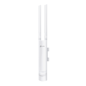 TP-LINK 300Mbps Wireless N Outdoor Access Point, Interfata: 1 x RJ45 10/100, 48V Passive POE, Dimensiuni: 214.9 × 46 × 37.7 mm, 2 x antene externe, Rezistenta la vreme: IP65, Montare: perete, stalp, Capacitate clienti: 100+, Standarde: IEEE 802.11n/g/b, Frecventa: 2.4Ghz,