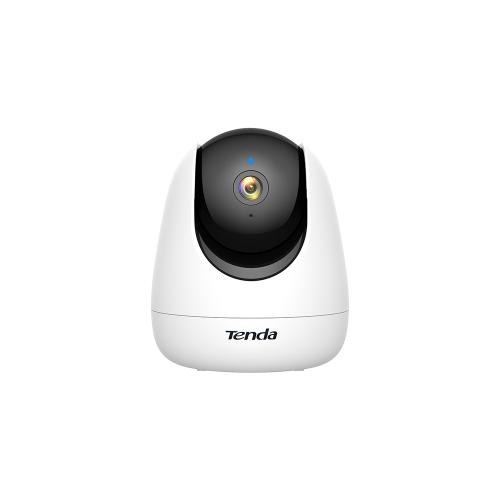 Tenda Camera securitate de interior WI-FI Pan / Tilt RP3, Rezolutie: 1920 x 1080, Slot card MicroSD (256Gb max), Obiectiv: 4mm@F2.2, Antena interna, dimensiuni: 103 mm x 88 mm x 88 mm, Rezolutie: 1920 x 1080, H264, Standarde wireless: IEEE 802.11b/g/n @2.4GHz, 150Mbps, IR 12m, two-way audio.