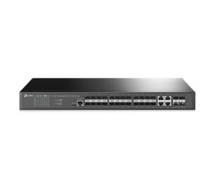 "JetStream™ 24-Port SFP L2+ Managed Switch with 4 10GE SFP+ Slots PORT