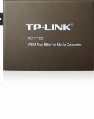 Alternative view of "Omada 10/100 Mbps RJ45 to 100 Mbps Single-mode SC WDM Bi-Directional Fiber Converter PORT: 1× 100Mbps SC Port, 1× 10/100M RJ45 Port (Auto MDI/MDIX) SPEC: Full-duplex, Tx:1550 nm, Rx:1310 nm, Up to 20 km, Chassis TL-MC1400 Rack-mountable"