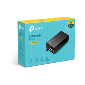 Alternative view of "2.5G PoE+ Injector Adapter PORT: 1× 2.5G PoE Port, 1× 2.5G Non-PoE Port SPEC: 802.3at/af Compliant, Data and Power Carried over The Same Cable Up to 100 Meters, Plastic Case, Pocket Size"