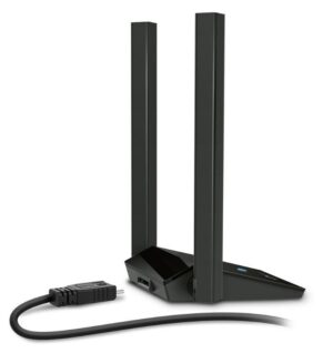 Alternative view of Adaptor wireless TP-Link, ARCHER TX20 PLUS, AX1800, 2 x antene externe Dual-Band 5Ghz, 2.4 Ghz, dimensiuni: 84 × 156.3 × 19.2 mm, Securitate Wireless: WEP, WPA/WPA2/WPA3, WPA-PSK/WPA2-PSK