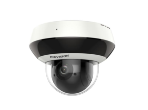 Camera de supraveghere IP Mini Dome PTZ  4X Outdoor 4MP Hikvision DS-2DE2A404IW-DE3/W(C0)(S6)(C), lentila varifocala: 2.8-12mm, iluminare min: Color: 0.005 Lux @ (F1.5, AGC ON), B/W: 0.001 Lux @ (F1.5, AGC ON), 0 Lux cu IR: 20m, microfon incorporat, interfata audio: 1/1, slot card de memorie