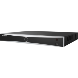 NVR Hikvision 8 canale DS-7608NXI-I2/8P/VPRO, pana la 32 canale 1080p decoding capability, pana la 8 canale functie AcuSeek si AcuSearch, pana la 8-ch IP camera inputs, Face picture comparison, human face capture, face picture search, ANPR, iesiri: HDMI/VGA, H.265, H.265+, H.264, H.264 +, MPEG4, 2