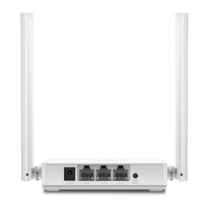 Alternative view of Router Wireless TP-Link N300Mbps, TL-WR820N V2; 2x 10/100Mbps LAN Ports, 1x 10/100Mbps WAN Port; 2x Fixed 5dBi Omni Directional Antennas; Standarde Wireless: Wi-Fi 4 IEEE 802.11n/b/g 2.4 GHz, N300 2.4 GHz: 300 Mbps (802.11n).