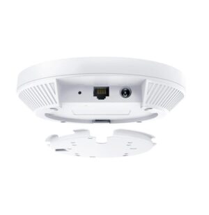 Alternative view of "AX3000 Ceiling Mount Dual-Band Wi-Fi 6 Access Point PORT:1× Gigabit RJ45 Port SPEED:574Mbps at  2.4 GHz + 2402 Mbps at 5 GHz FEATURE: 802.3at POE and 12V DC, 2×Internal Antennas, 160MHz  Supported, MU-MIMO, Seamless Roaming, Band Steering, Beamforming, Load Balance, Airtime Fairness, Centralized