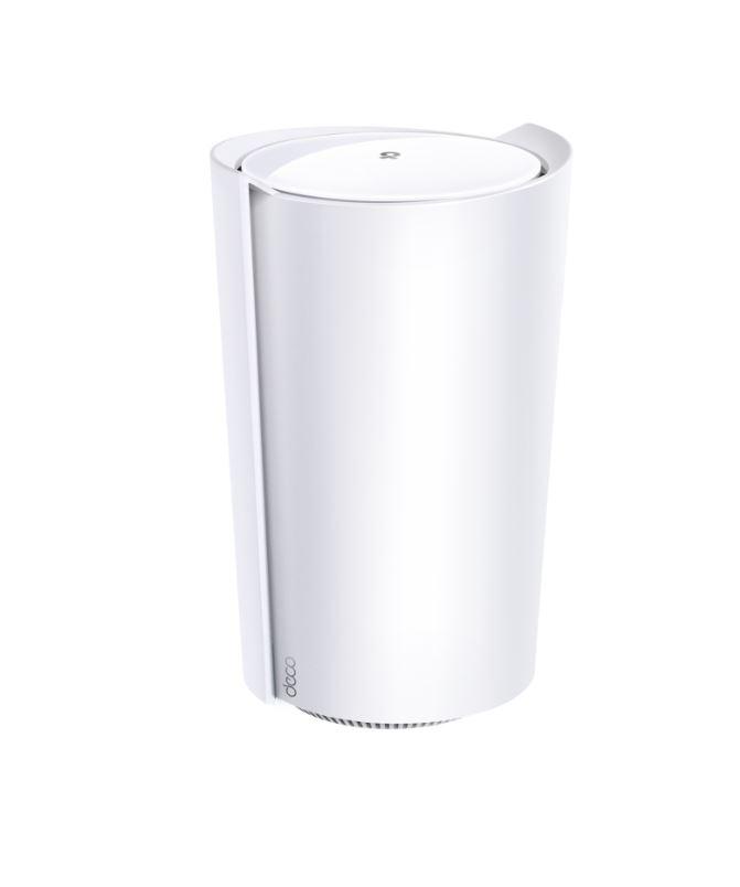 TP-Link AX6600 whole home mesh Wi-Fi 6 System, Deco X90(1-pack); Standarde Wireless: IEEE 802.11ax/ac/n/a 5 GHz, IEEE 802.11ax/n/b/g 2.4 GHz, 1.5 GHz Quad-Core CPU, 1× 2.5 Gbps Port, 1× Gigabit Port, 4×4 MU- MIMO, WiFi Speeds: 5 GHz: 4804 Mbps (802.11ax, HE160), 5 GHz: 1201 Mbps (802.11ax), 2.4