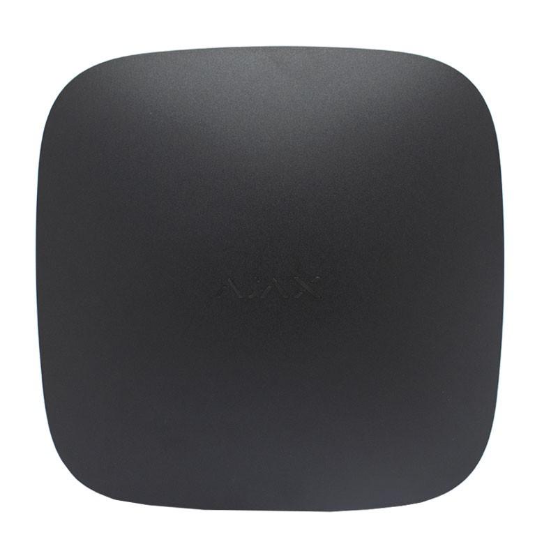 Centrala alarma wireless AJAX Hub - negru; SIM 2G, Ethernet - AJAX; Dispozitive conectate: 100, Utilizatori: 50, Incaperi: 50, Partitii: 9,Video: 10 camere sau DVR-uri, Sirene conectate: 10, Scenarii: 5; Comunicatii: Ethernet, GSM 2G (micro SIM); Repetoare conectate: 1; Timp alarmare: 0.15 s
