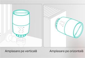 Alternative view of TP-LINK KE100, Termostat smart wireless pentru calorifer, 2.4 GHz Wi-Fi, 868 MHz, Android 5.0 sau mai recentă, iOS 10 sau mai recentă.