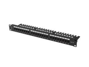 Alternative view of Patch panel 24 porturi 1U 19" Cat.5e UTP cu organizator cabluri