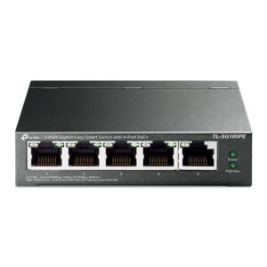 "5-Port Gigabit Easy Smart Switch with 4-Port PoE+ PORT