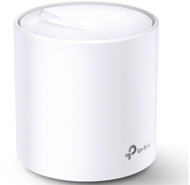 TP-Link AX3000 whole home mesh Wi-Fi 6 System, Deco X60(1-pack); Standarde Wireless: IEEE 802.11 ax/ac/n/a 5 GHz, IEEE 802.11 ax/n/g/b 2.4 GHz, 2 LAN/WAN Gigabit Ethernet Ports, Qualcomm 1 GHz Quad-core CPU, 4 internal antennas per Deco unit, 2402 Mbps (5 GHz), 574 Mbps (2.4 GHz).