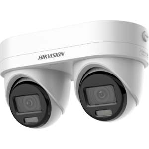 Camera de supraveghere IP Dublu Turret 4MP Hikvision DS-2CD2346G3D- IZ2UY/SL(2.8/4MM), lentile fixe: 2.8mm si 4mm, iluminare min: Color: 0.001 Lux @ (F1.6, AGC ON), 0 Lux cu IR: 30m, microfon incorporat, difuzor incorporat, slot card de memorie: microSD/microSDHC/microSDXC maxim 512GB, alarma la