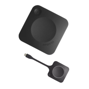 Barco ClickShare C-10 wireless presentation - brings interactive wireless presentation to any meeting space. Content sharing is simple, with just one click on the ClickShare Button (Windows or Mac) or the ClickShare App (laptop, mobile or tablet). Start presenting within seconds: no cables, no