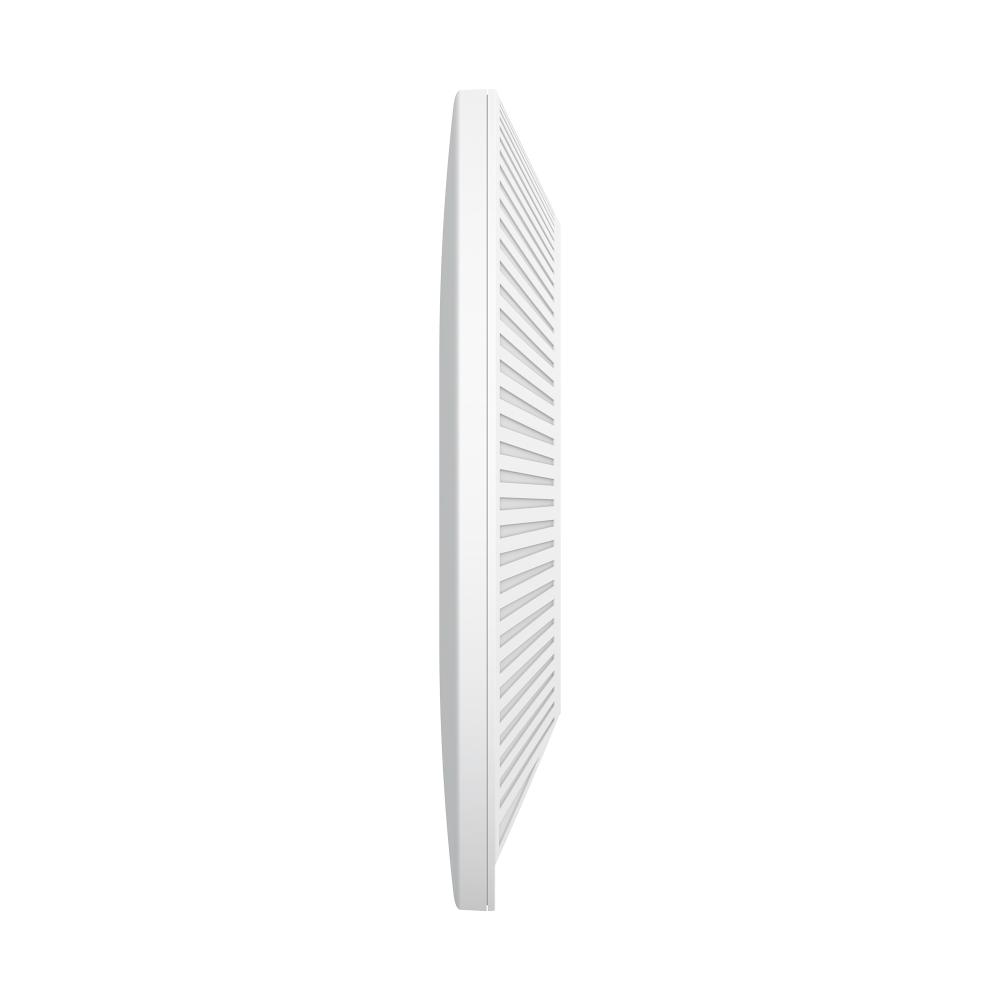 "Omada AX6000 Ceiling Mount Dual-Band Wi-Fi 6 Access Point PORT: 1×2.5G RJ45 Port SPEED:1148Mbps at 2.4 GHz + 4804 Mbps at 5 GHz FEATURE: 802.3at POE+ and 12V DC (Power Adapter is not included), 4×Internal Antennas, MU-MIMO, 160MHz Supported, Seamless Roaming, Band Steering, Beamforming, Load - imagine 2