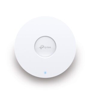 "AX3000 Ceiling Mount Dual-Band Wi-Fi 6 Access Point PORT:1× Gigabit RJ45 Port SPEED:574Mbps at 2.4 GHz + 2402 Mbps at 5 GHz FEATURE: 802.3at POE and 12V DC (Power Adapter is not included), 2×Internal Antennas, 160MHz Supported, MU-MIMO, Seamless Roaming, Band Steering, Beamforming, Load Balance