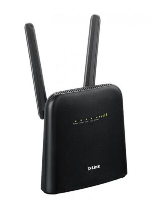 Alternative view of D-Link Router Wireless DWR-960 4G cat.7, AC1200,  LTE + Wi-Fi SOC chipset, 2 x prturi gigabit LAN, 1 x WAN , 2 x antene externe, 2 x 2 MU- MIMO, 300 Mbps download, 100 Mbps Upload, Wireless AC1200 (866 Mbps on 5 GHz + 300 Mbps on 2.4 GHz).