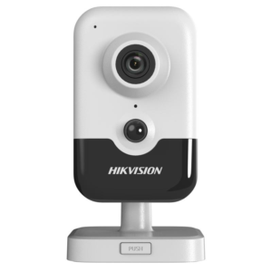 Camera de supraveghere IP cube 4MP Hikvision DS-2CD2443G2-IW(2.8MM)(W), lentila fixa 2.8mm, iluminare min: C color: 0.005 Lux @ (F1.6, AGC ON), B/W: 0 Lux cu IR 10m, potocol WI-FI: IEEE 802.11b, 802.11g, 802.11n, microfon incorporat, difuzor incorporat, slot card de memorie