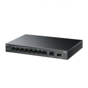 Alternative view of "10-Port Gigabit Desktop Switch with 8-Port PoE+ PORT