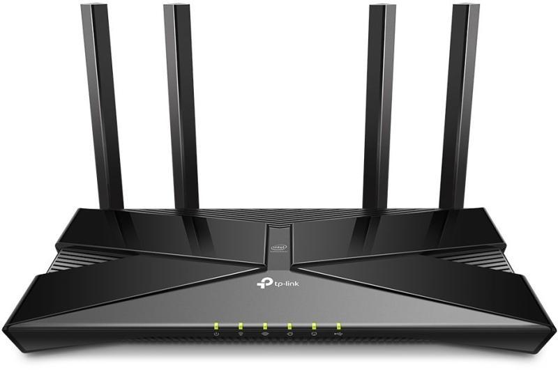 Wireless Router TP-LINK, ARCHER AX50;dual band AX3000 5 GHz: 2402 Mbps (802.11ax), 2.4 GHz: 574 Mbps(802.11ax), Standard and Protocol: IEEE 802.11ax/ac/n/a 5 GHz, IEEE 802.11ax/n/b/g 2.4 GHz, 4 x Antene Externe omni-direcționale, 1 x 10/100/1000Mbps port WAN, 4 x 10/100/1000Mbps porturi LAN, 1 x
