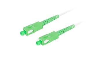 Alternative view of Patch cord fibră SM SC/APC-SC/APC simplex 10 m LSZH G657A2 3,0 mm alb