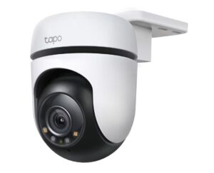 TP-Link Cameră de supraveghere pentru exterior cu funcție Pan/Tilt | Tapo C510W, Senzor Imagine: 1/2.8'' CMOS, Rezoluție: 2K 3MP (2304 × 1296 px), Lentile: 2.0±5%; Distanță de focalizare: 3.9mm±5%, 360° pe orizontală și 130° pe verticală, IR 30m, Frame Rate: 15 fps, Compresie Video: H.264, Microfon