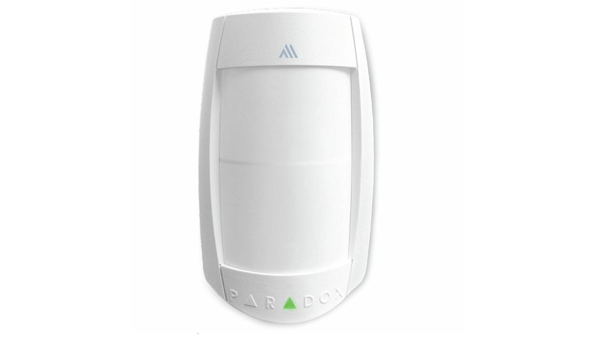 Detector de mișcare PIR digital cu optică duală, wireless și imunitate la animale de companie • imunitate avansată reală la animale de companie • control al nivelului de energie de detecție • 5 ani autonomie a bateriei (litiu, 3 x 1.5 VDC AAA) • senzor de temperatură • GFSK wireless bidirecțional cu