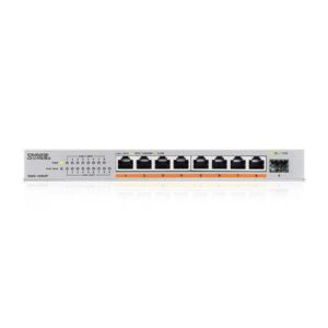 Alternative view of SWITCH ZYXEL XMG108HP 8 PORT POE  1 SPF+