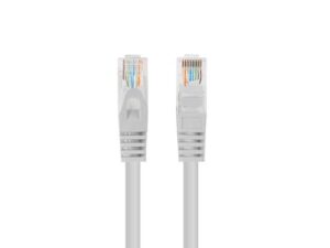 Patch cord Cat.6 UTP 0,25 m gri, Fluke Passed