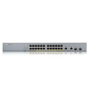 Alternative view of ZYXEL GS1350-26HP 24-PORT GBE POE SWITCH